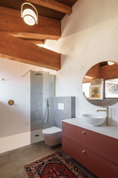 Baño ducha madera – trabajo de Parquets Blanco en Vigo