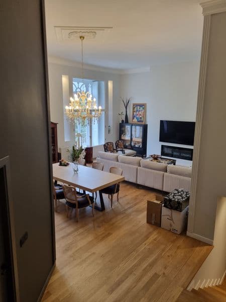 Salón comedor parquet – trabajo de Parquets Blanco en Vigo