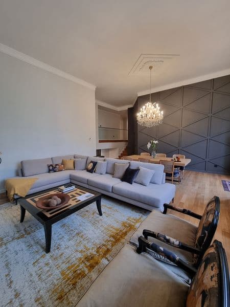 Salón panel madera – trabajo de Parquets Blanco en Vigo